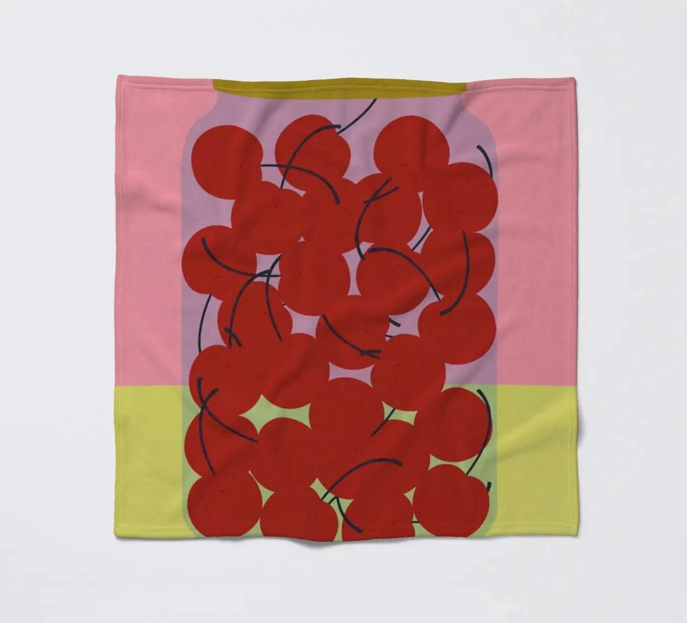 Schattenmorrellen fleecedeken van Rosi Feist