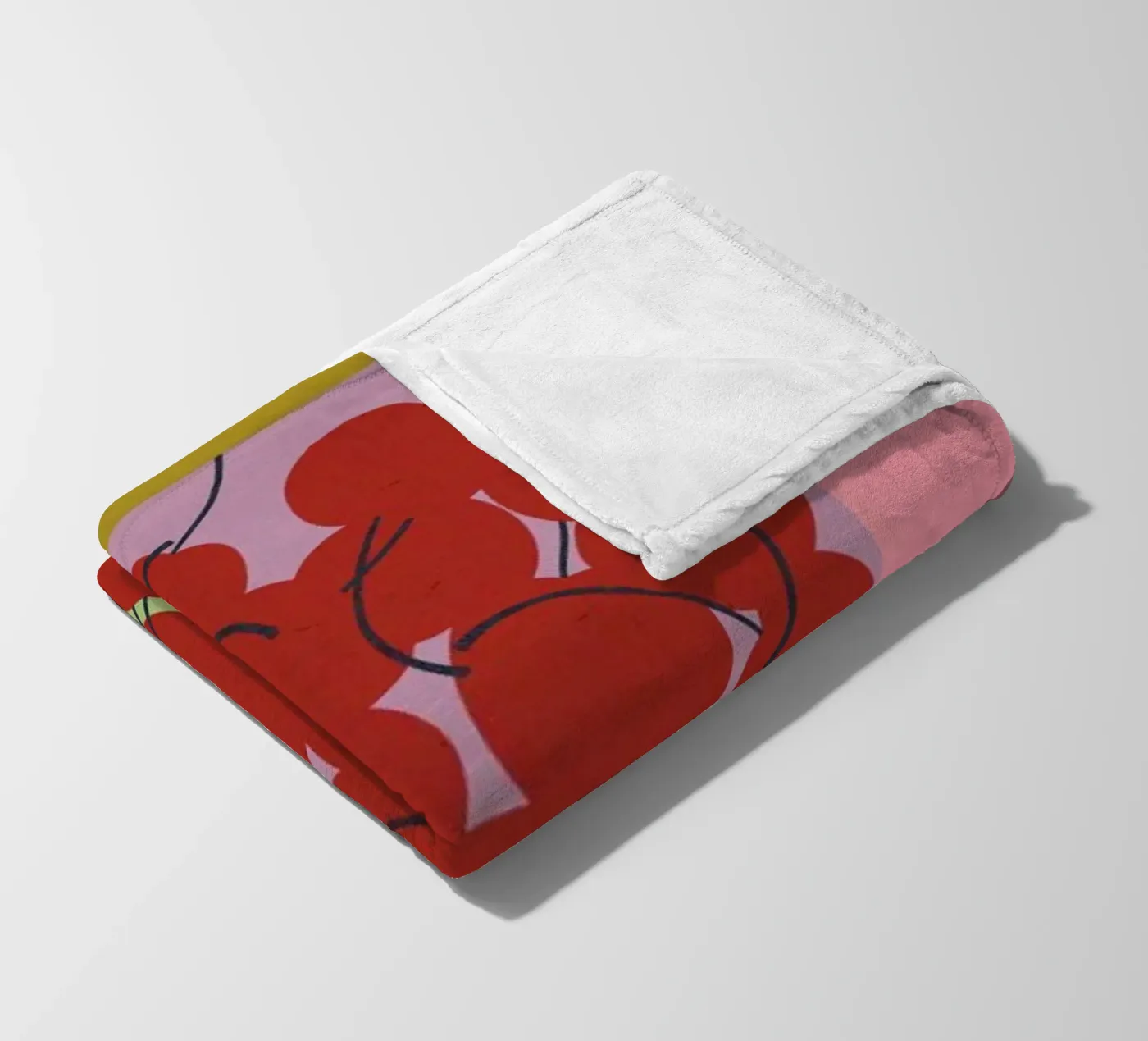 Schattenmorrellen fleecedeken van Rosi Feist