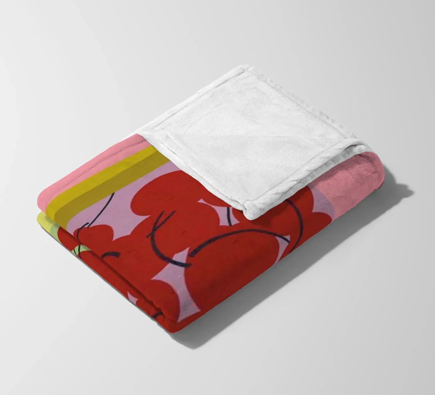 Schattenmorrellen fleecedeken van Rosi Feist