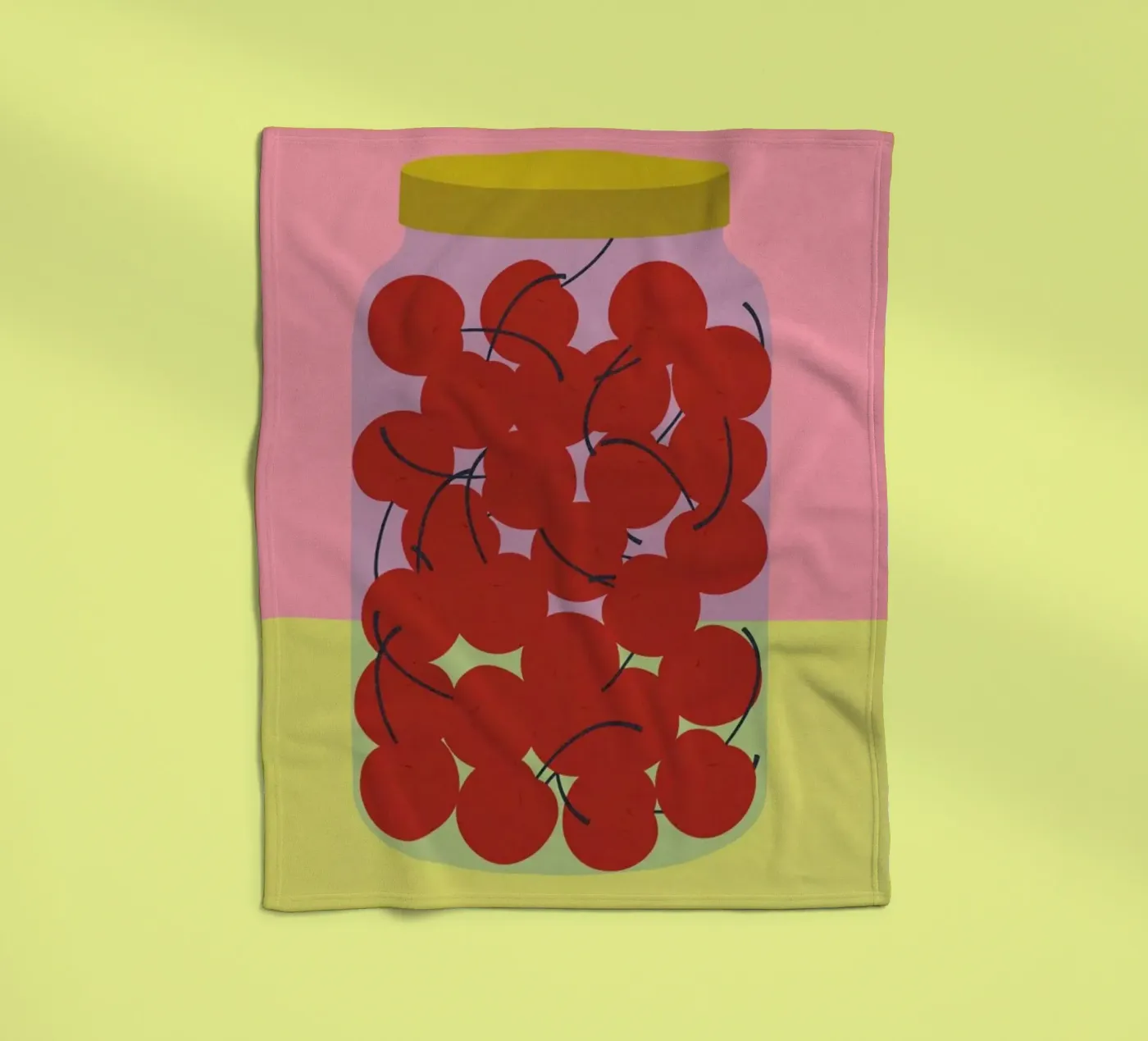 Schattenmorrellen fleecedeken van Rosi Feist