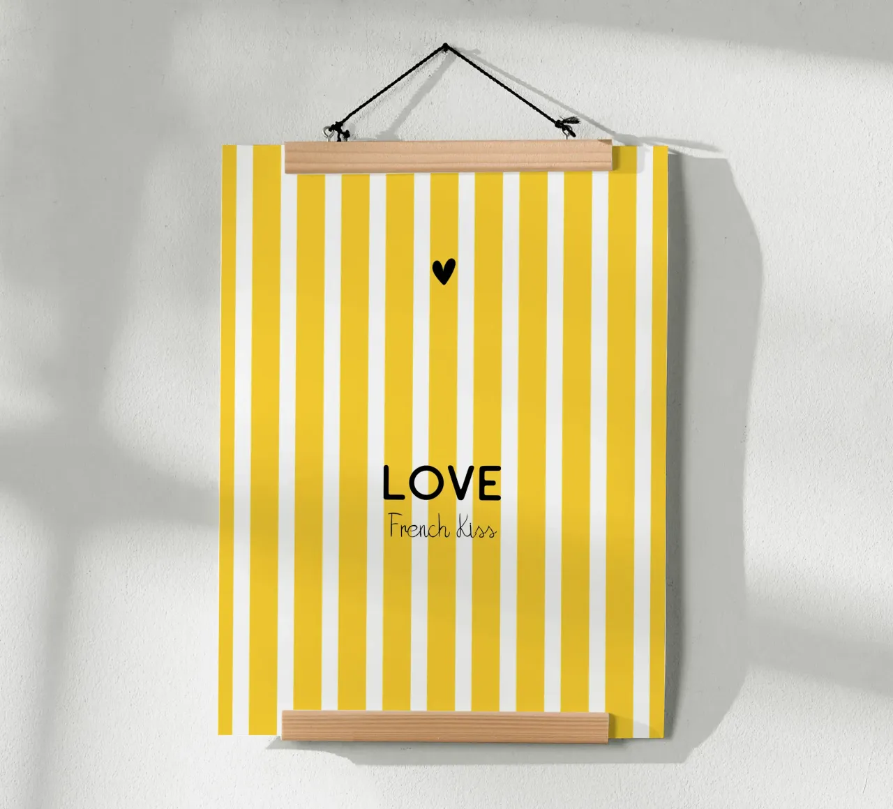 French Riviera à personnaliser poster with aluminum frame by Idées & Création