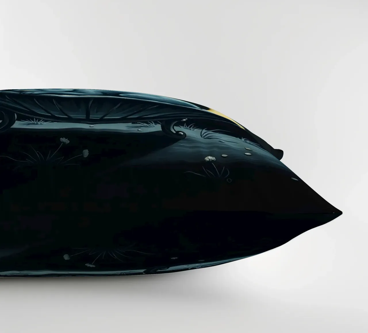 Scena notturna che ritrae un coniglio pacificamente addormentato in una culla cuscino da DesignDoodle