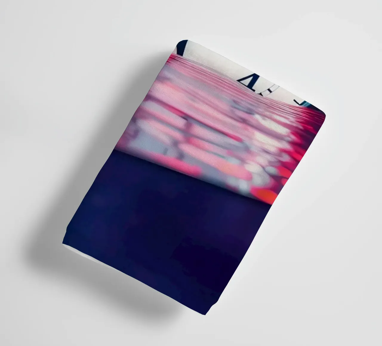 Clock submerged in water with dramatic lighting and swirling towel by DesignDoodle