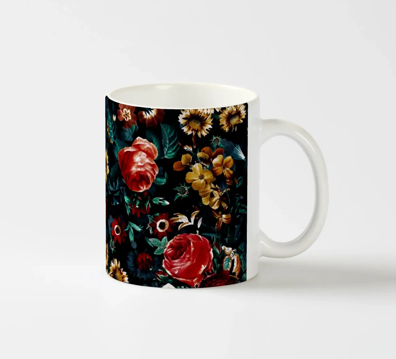 Exotic Garden Night VI ceramic mug by burcukorkmazyurek
