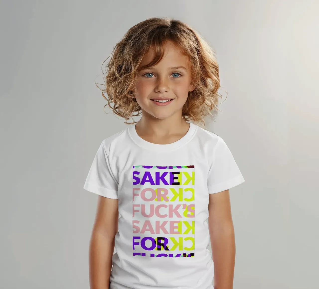 For Fucks Sake Kinder T-Shirt von Shot By Clint