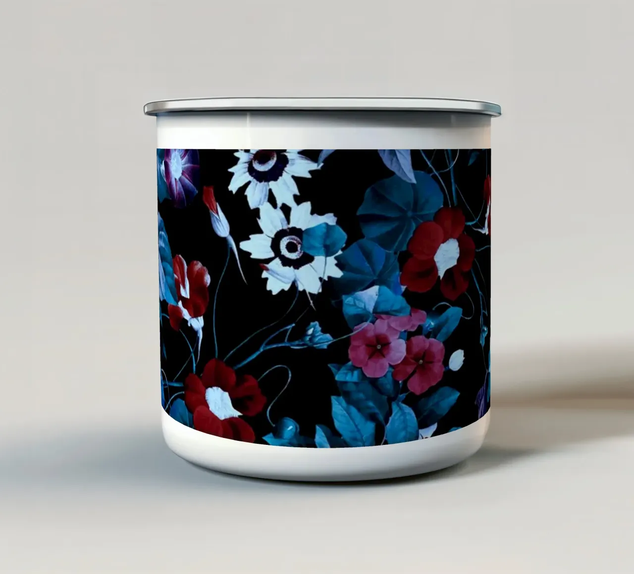 Exotic Garden - Night XIV-II tazza in smalto da burcukorkmazyurek