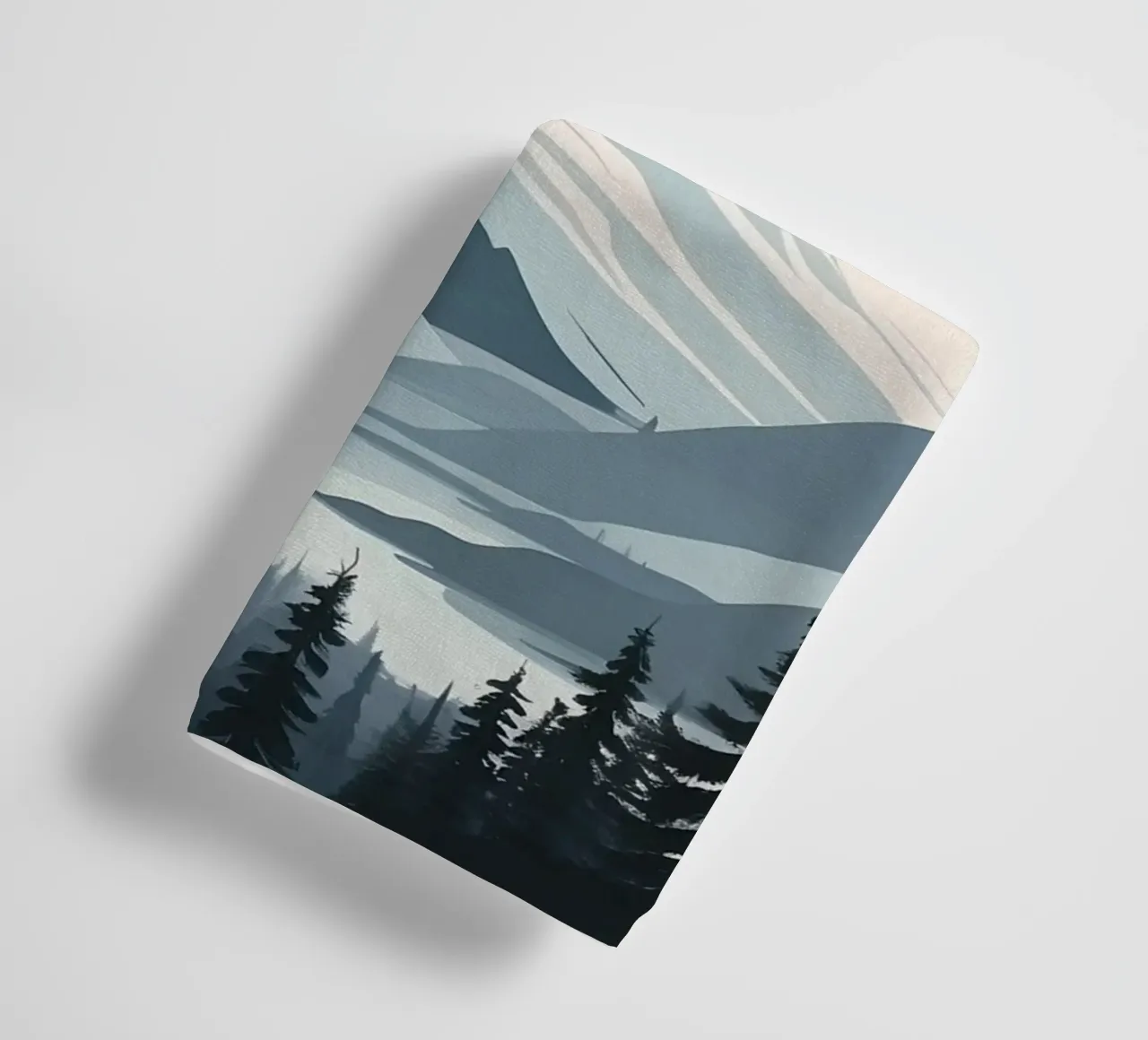 Catene montuose innevate sovrastano un lago tranquillo asciugamano da bagno da DesignDoodle