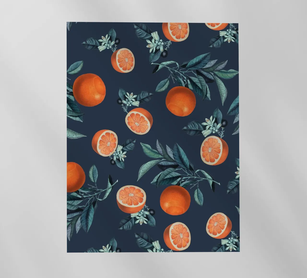 Lemon and Leaf Pattern VI pellicola backlit da burcukorkmazyurek