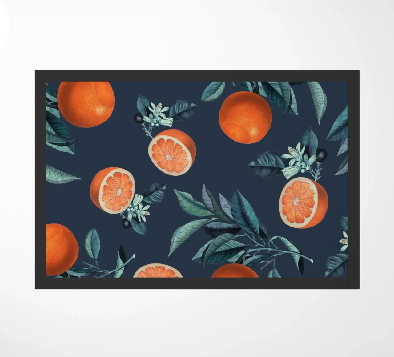 Lemon and Leaf Pattern VI zerbino da burcukorkmazyurek