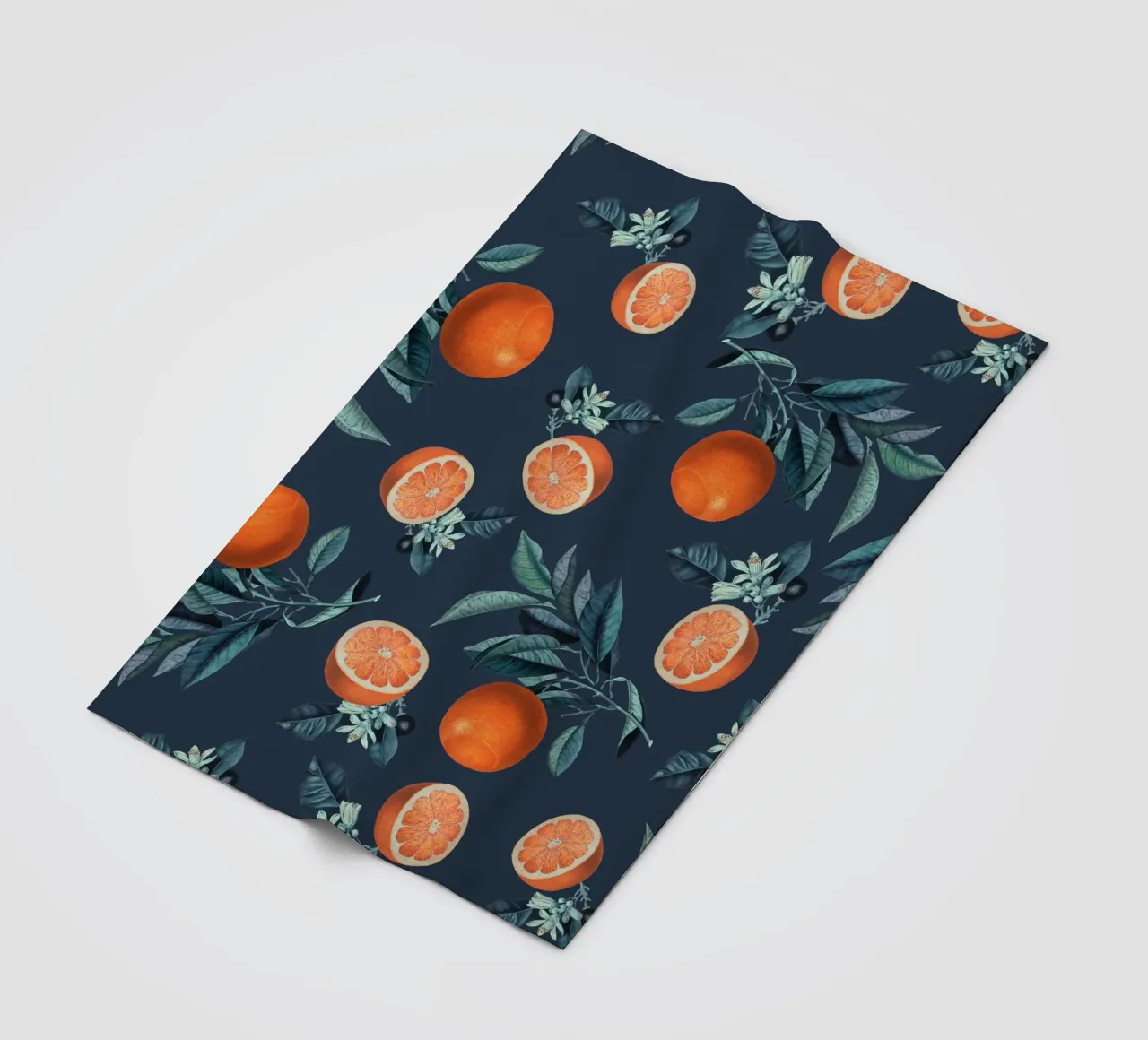 Lemon and Leaf Pattern VI coperta in pile da burcukorkmazyurek