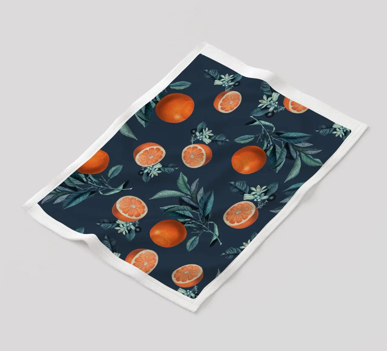 Lemon and Leaf Pattern VI coperta in pile da burcukorkmazyurek