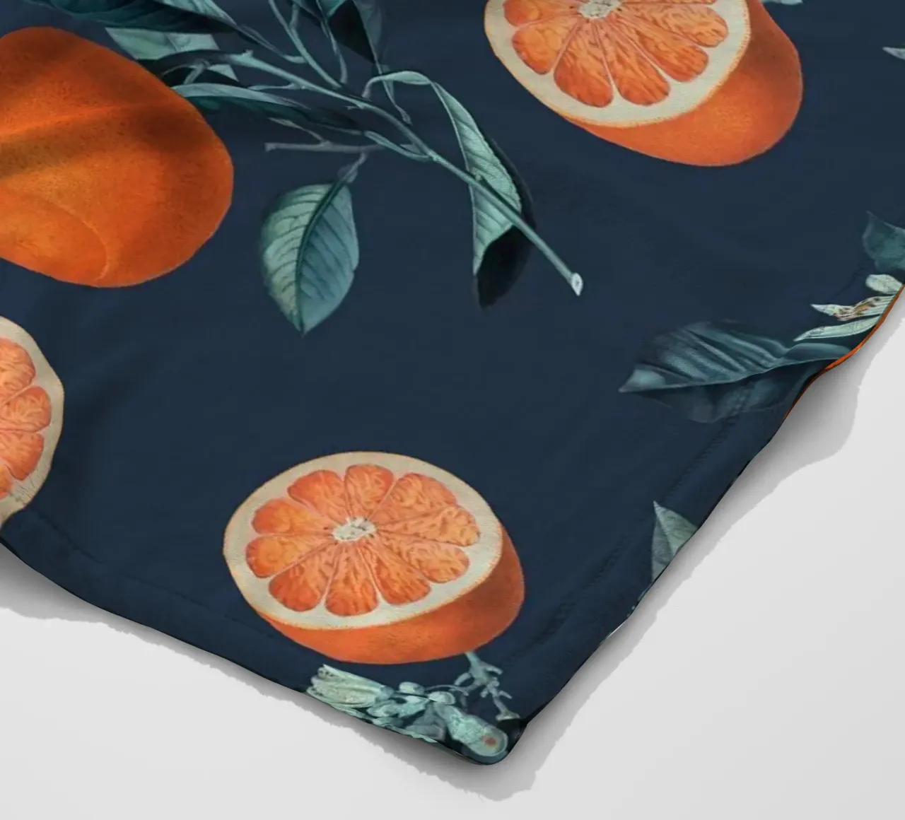 Lemon and Leaf Pattern VI coperta in pile da burcukorkmazyurek