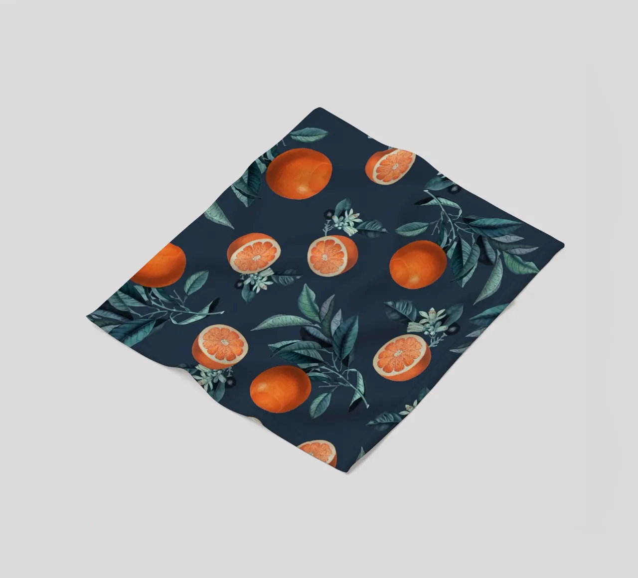 Lemon and Leaf Pattern VI coperta in pile da burcukorkmazyurek