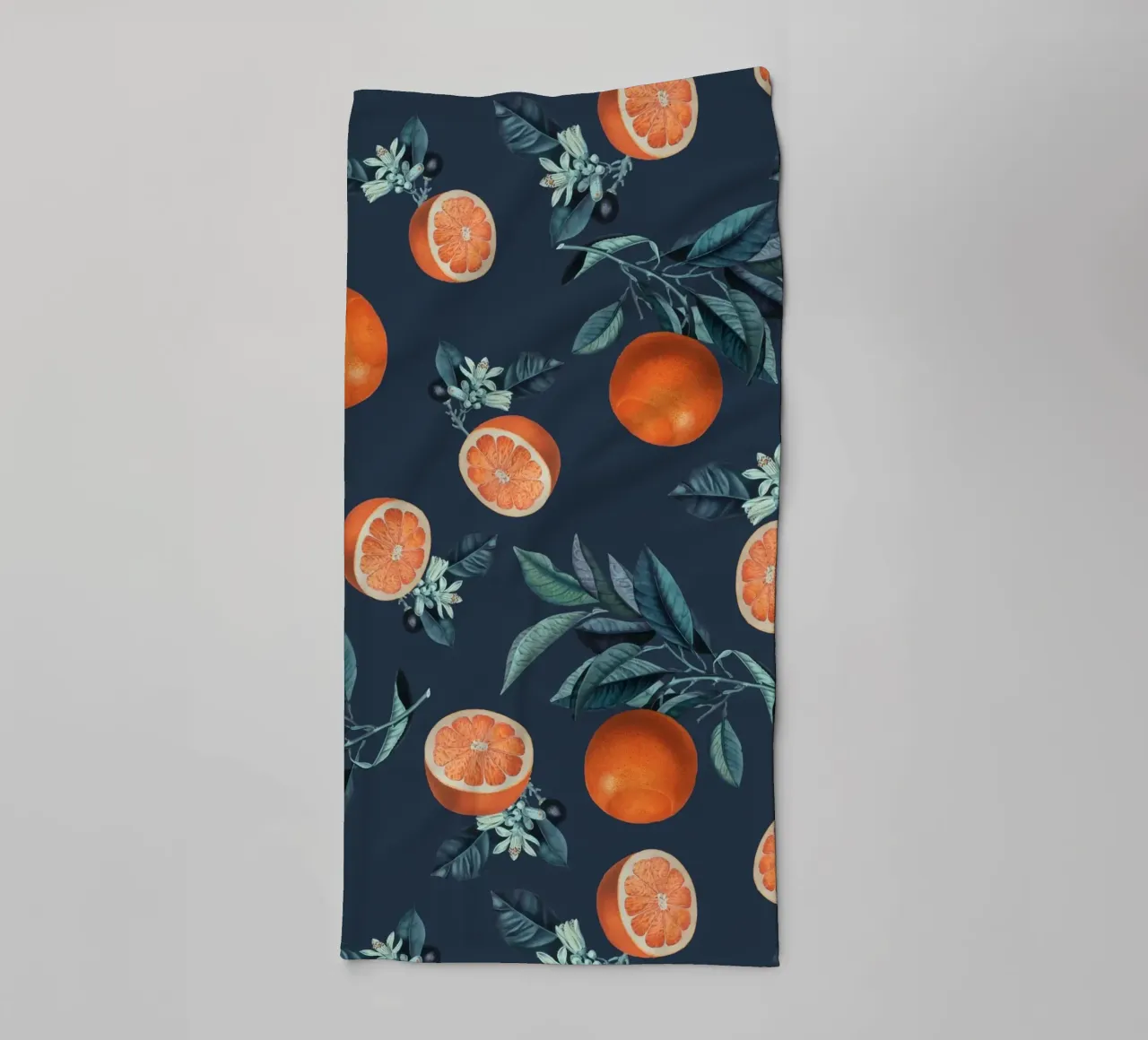 Lemon and Leaf Pattern VI asciugamano da bagno da burcukorkmazyurek