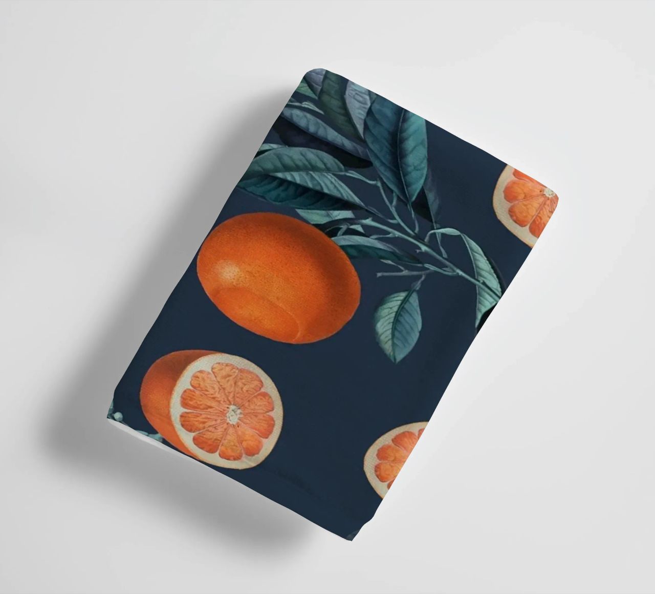 Lemon and Leaf Pattern VI asciugamano da bagno da burcukorkmazyurek
