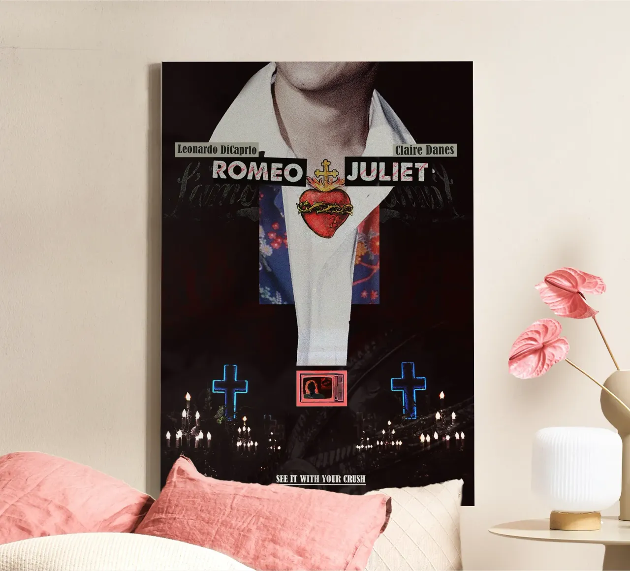 Romeo + Juliet canvas met Baklijst van Attaboy Dsgn