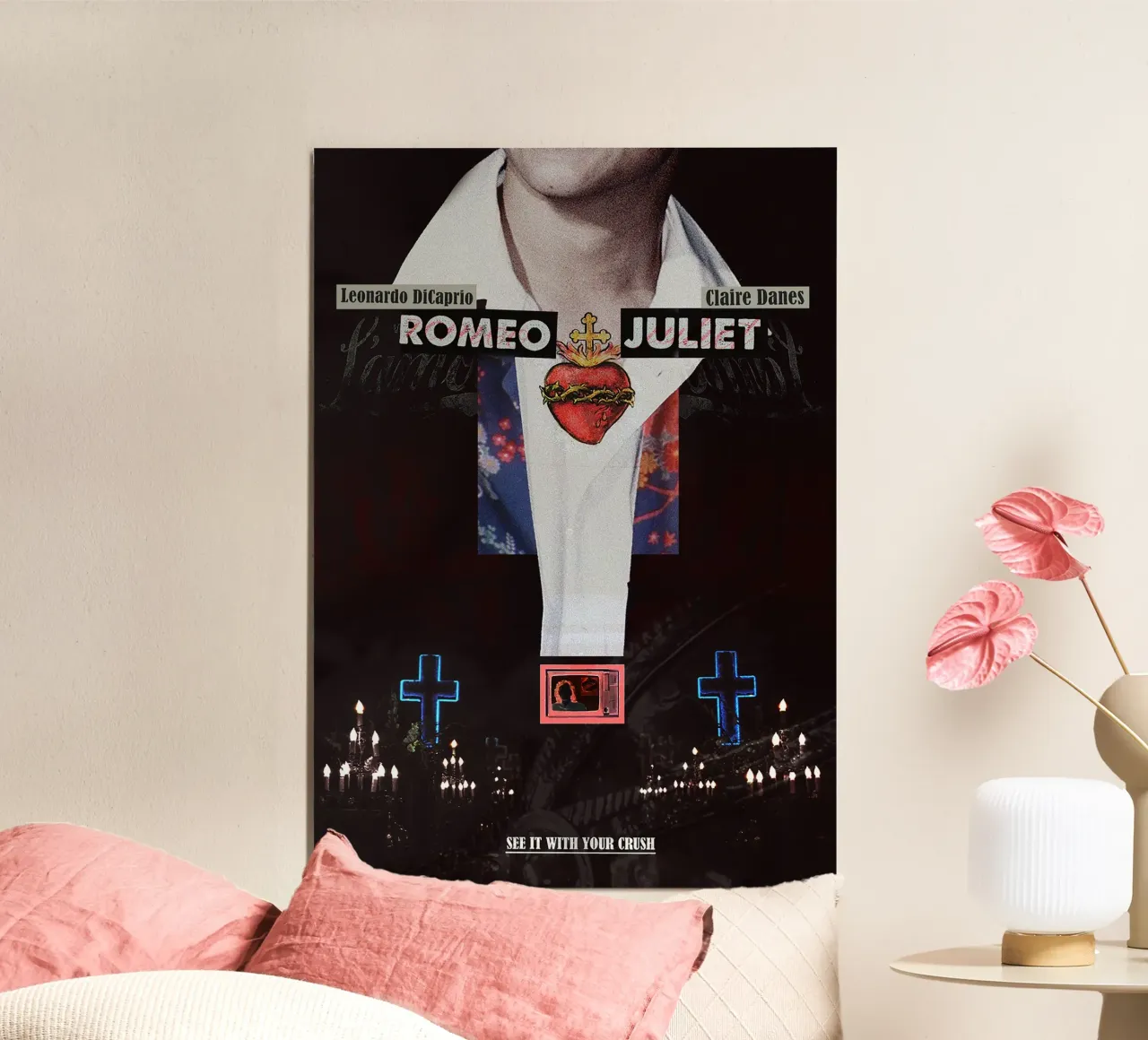 Romeo + Juliet poster con telaio in plastica da Attaboy Dsgn