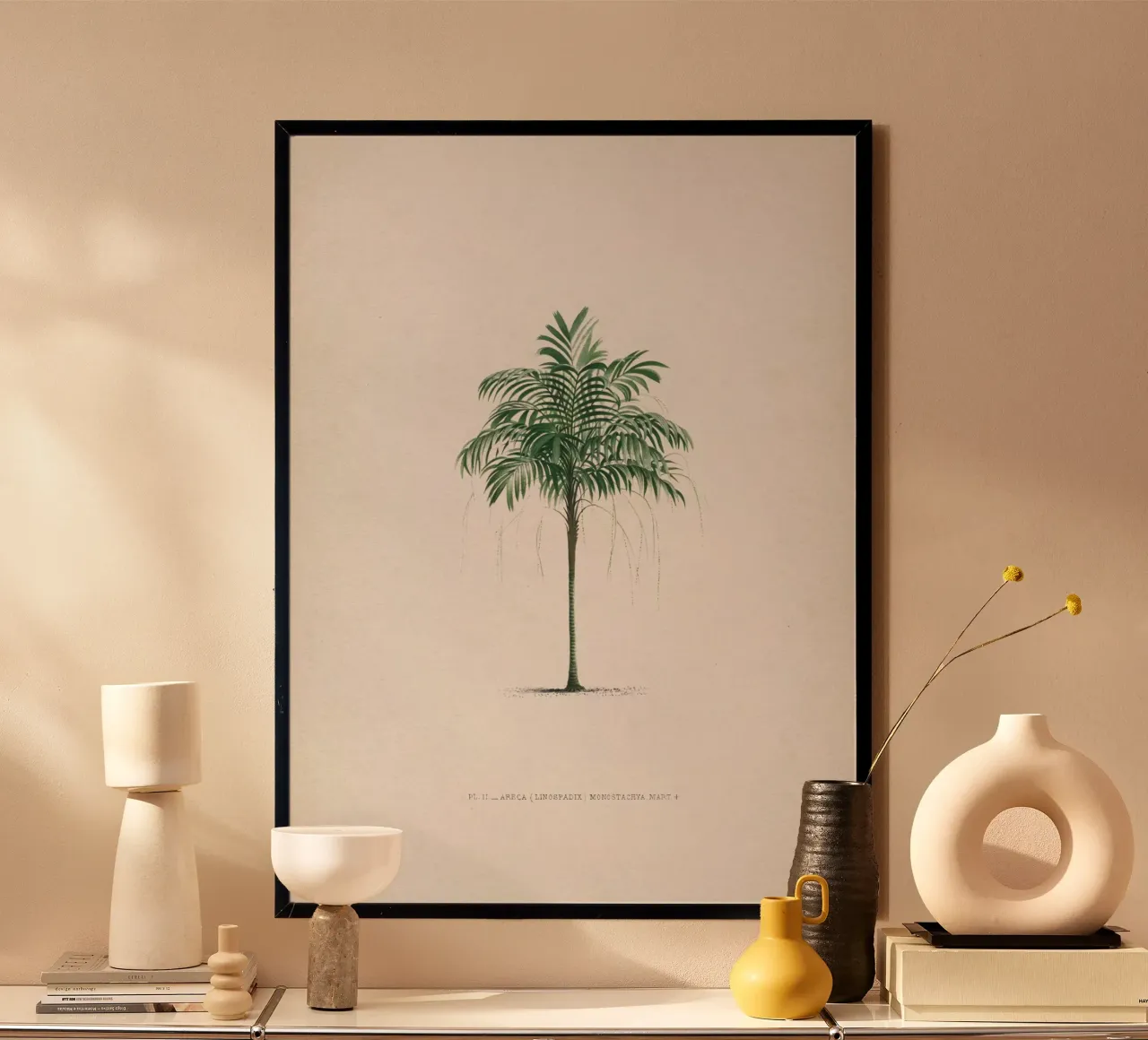 Vintage Kerchove 3 Les Palmiers 2 poster con telaio in plastica da Vintage Print Collection