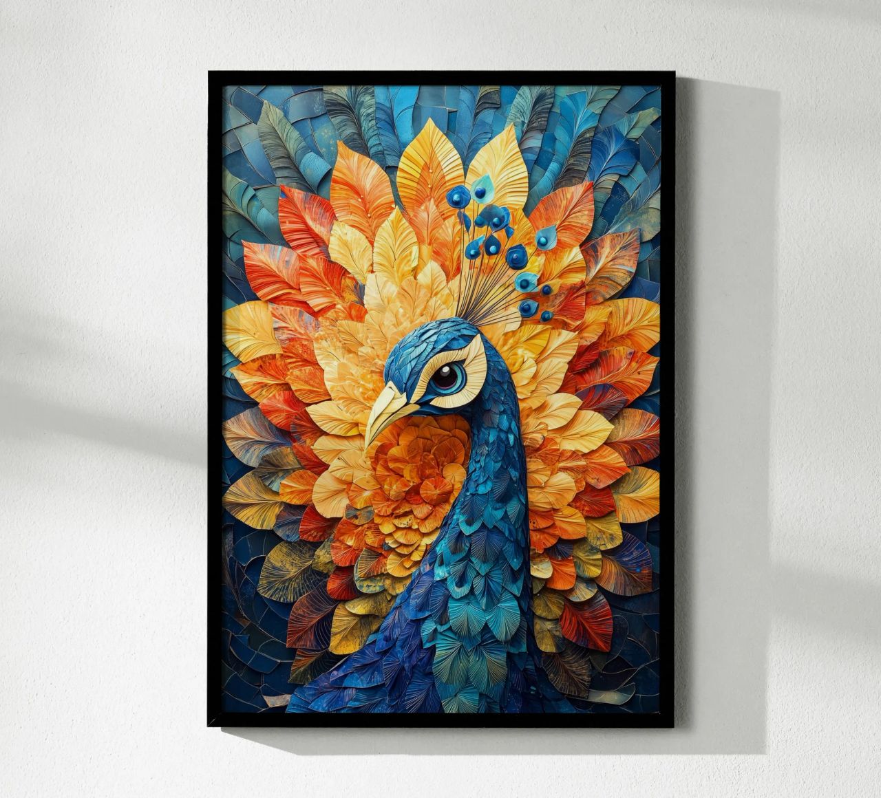 Peacock poster by Lionmixart