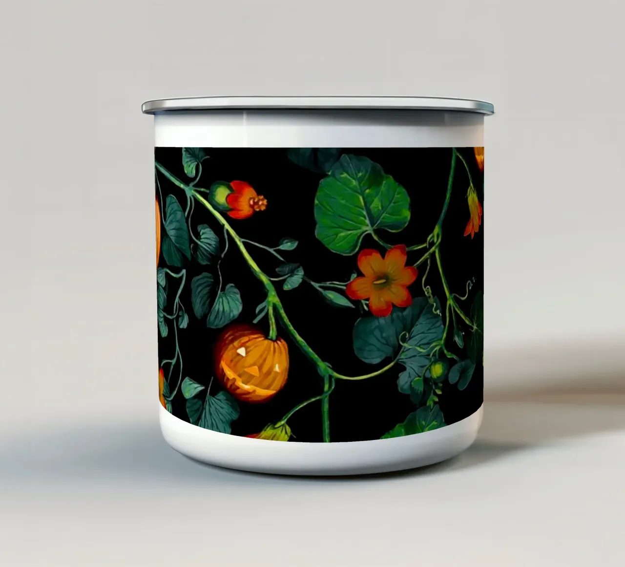 Halloween tazza in smalto da burcukorkmazyurek