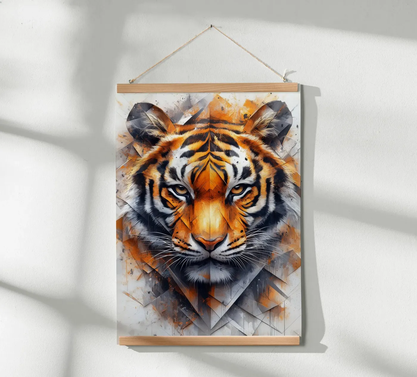 Tiger poster by Lionmixart