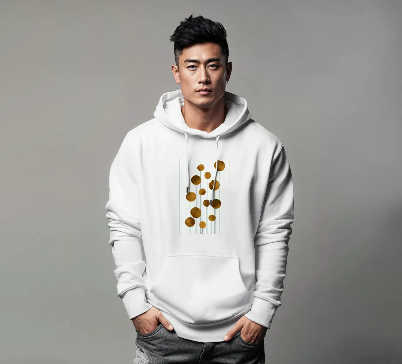 Waterflowers No.3 Hoodie von Kubistika