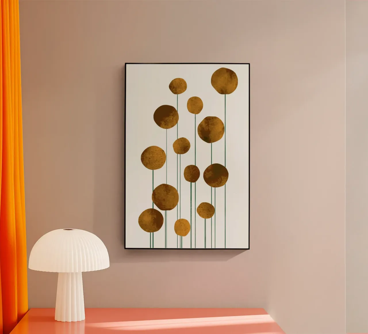 Waterflowers No.3 Acryl-Glas von Kubistika