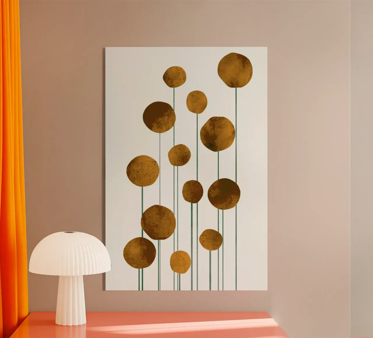 Waterflowers No.3 Acryl-Glas von Kubistika