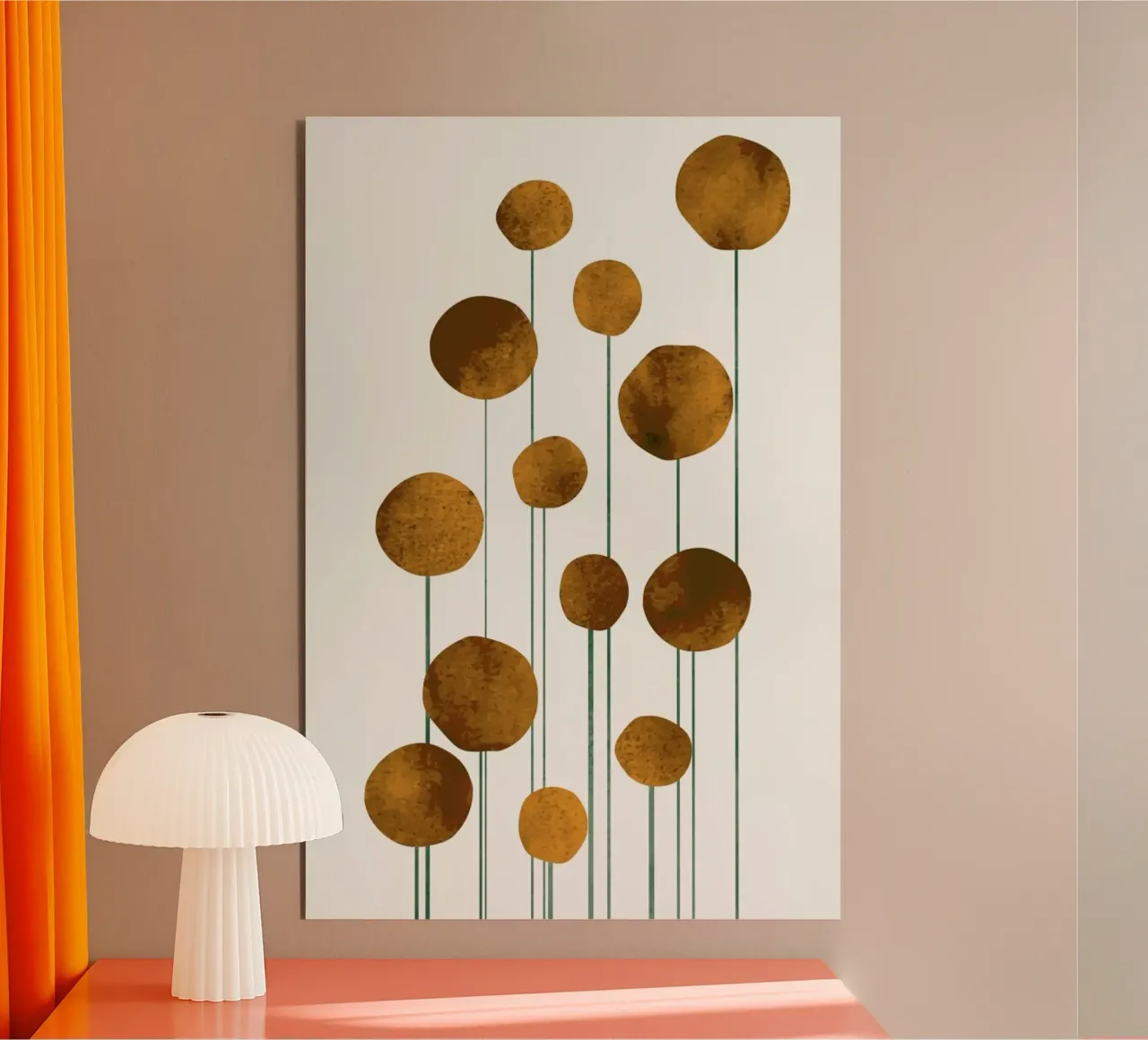 Waterflowers No.3 Alu-Dibond von Kubistika