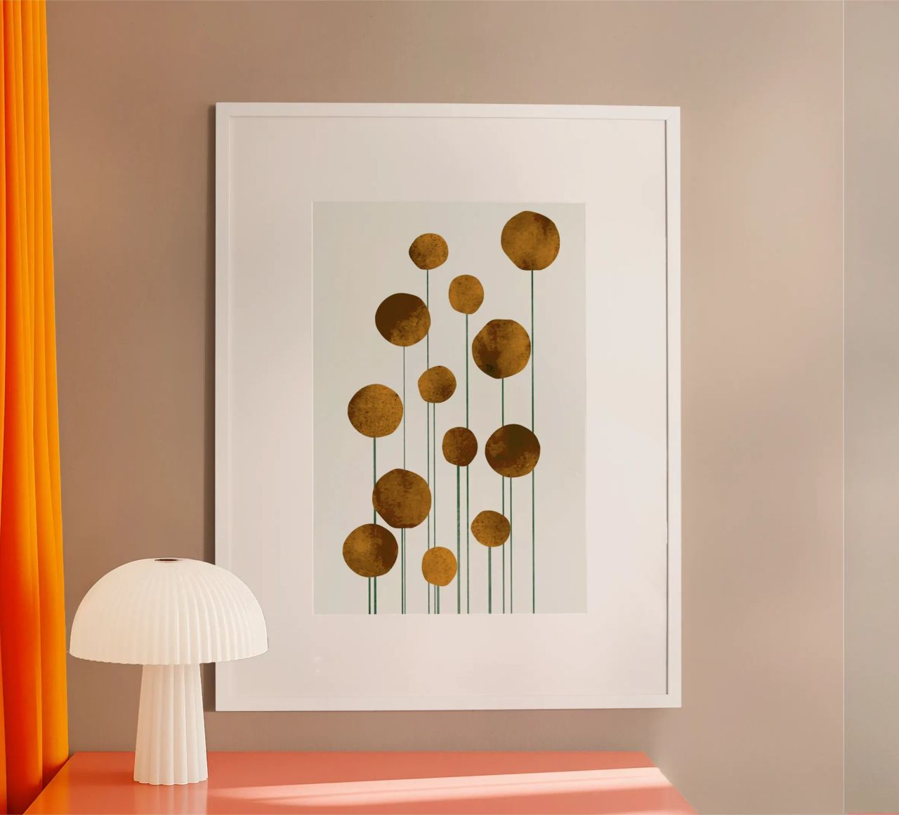 Waterflowers No.3 poster by Kubistika