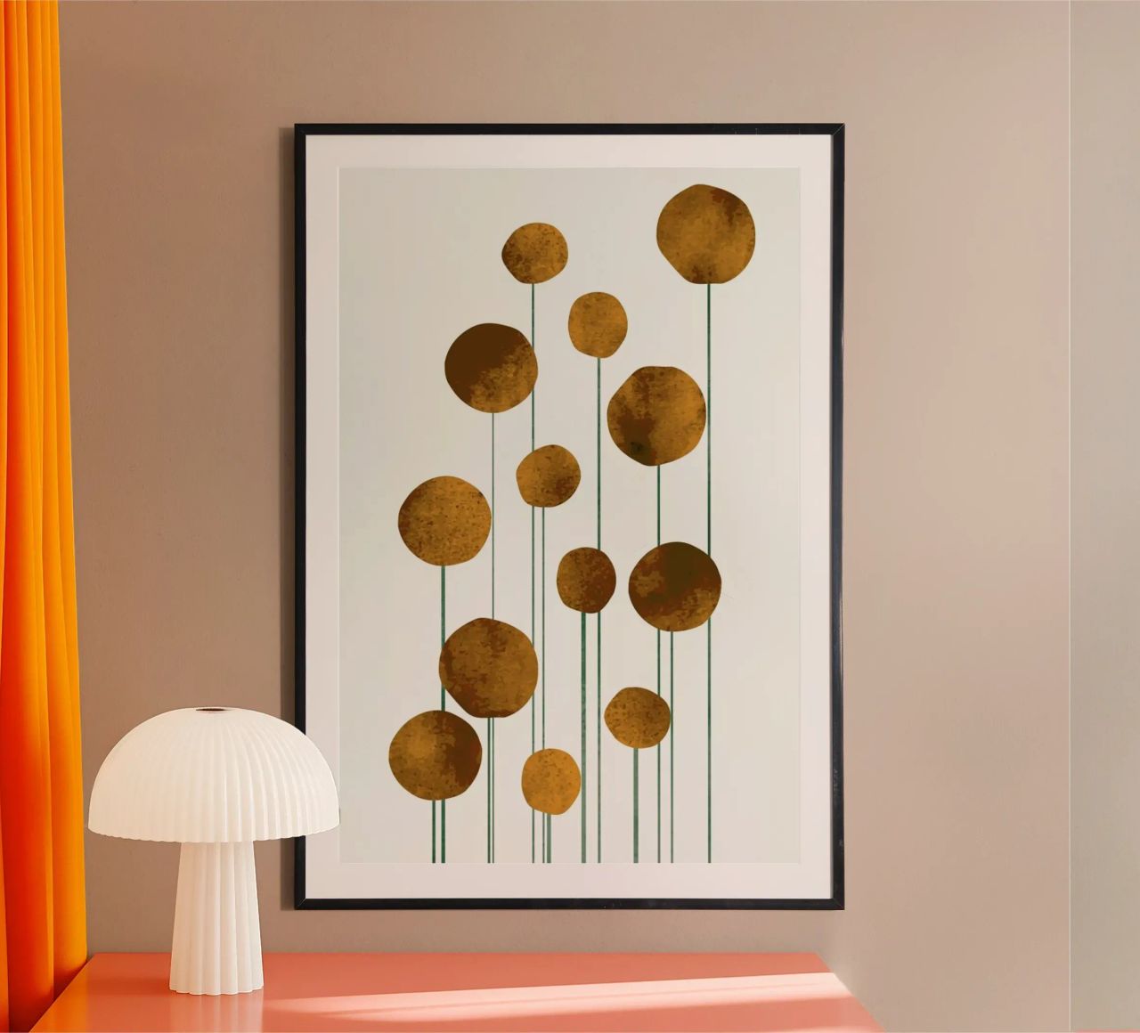 Waterflowers No.3 poster by Kubistika
