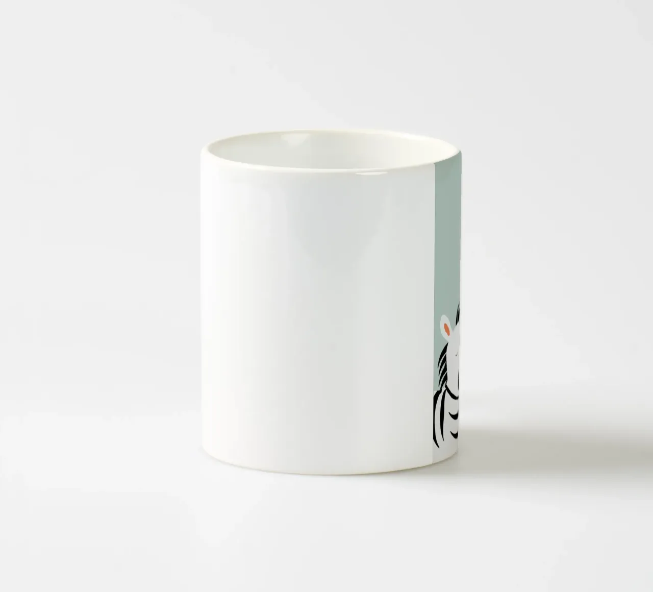 Große Liebe - Giraffe Zebra tazza in ceramica da maramirage