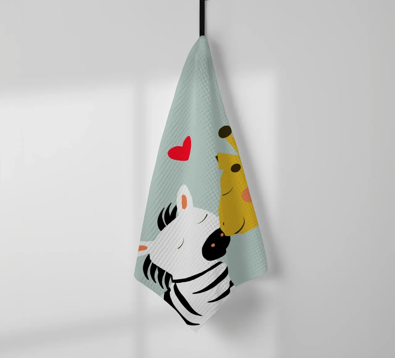 Große Liebe - Giraffe Zebra canovaccio da cucina da maramirage