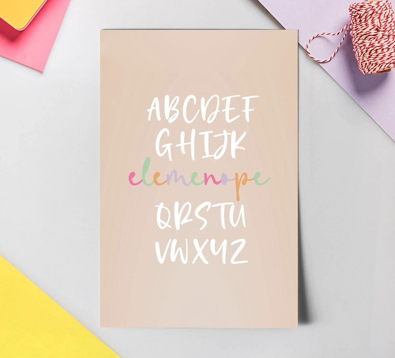 abc - elemenope sticker sheet by maramirage