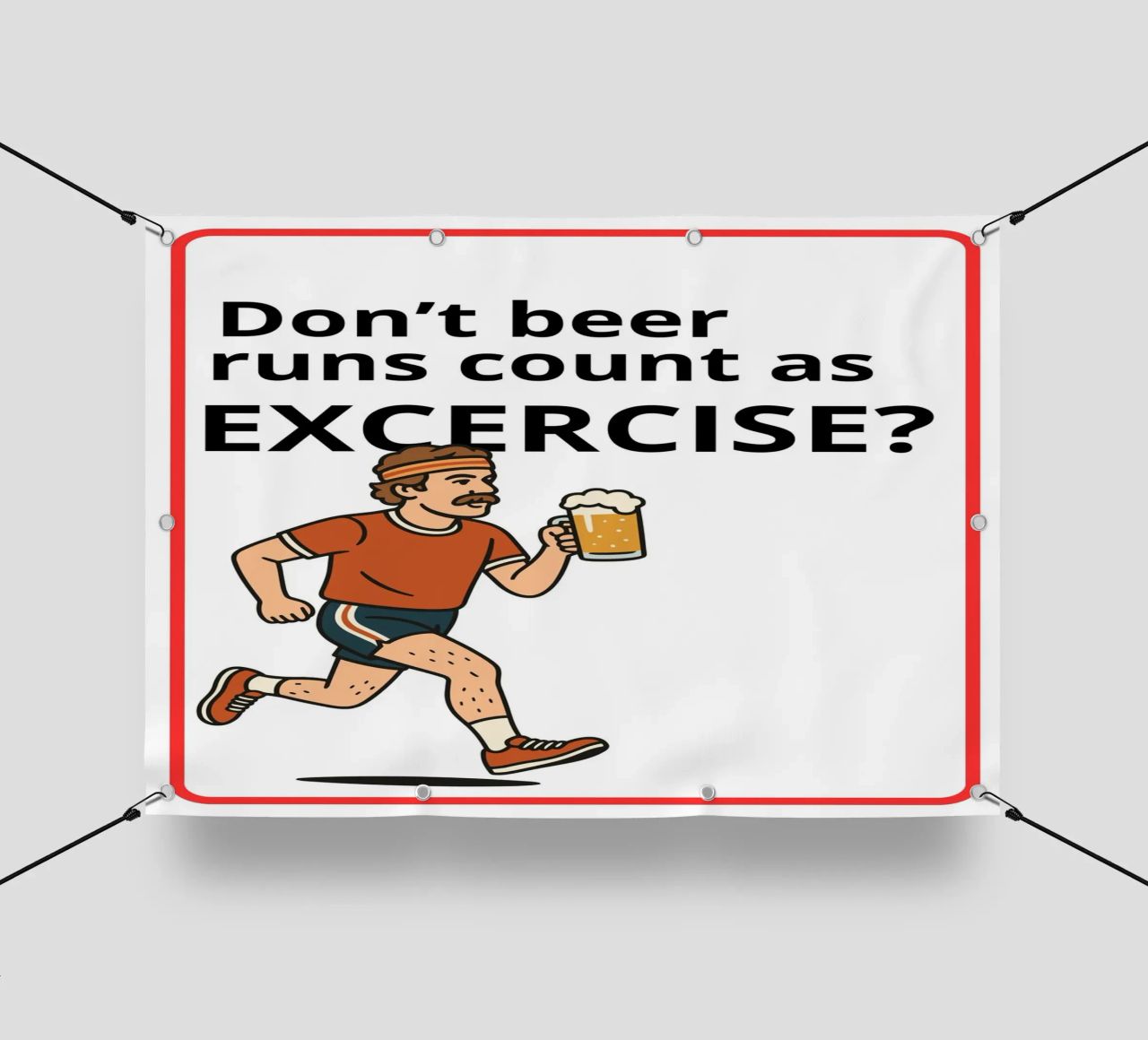 Don't beer runs count as excercise? telo in pvc da ramosashop