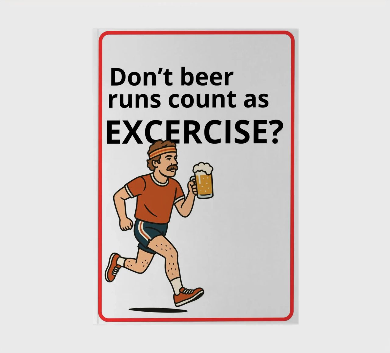 Don't beer runs count as excercise? diario da ramosashop