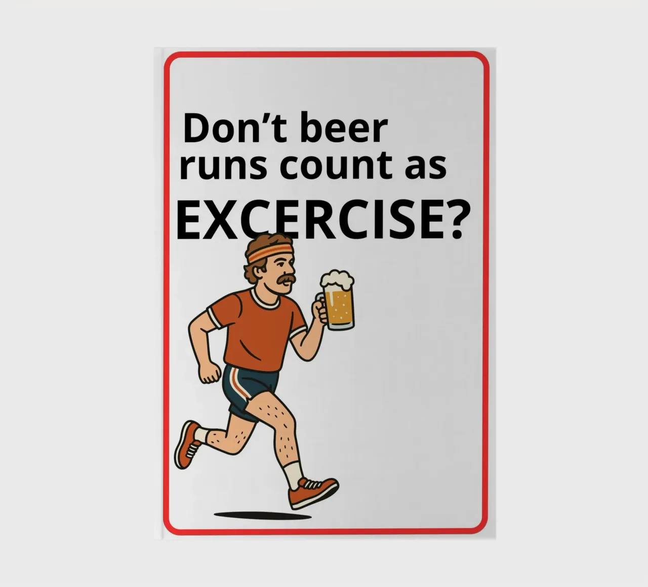 Don't beer runs count as excercise? carnet de notes de ramosashop