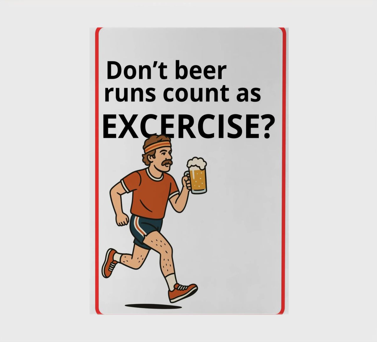 Don't beer runs count as excercise? diario da ramosashop