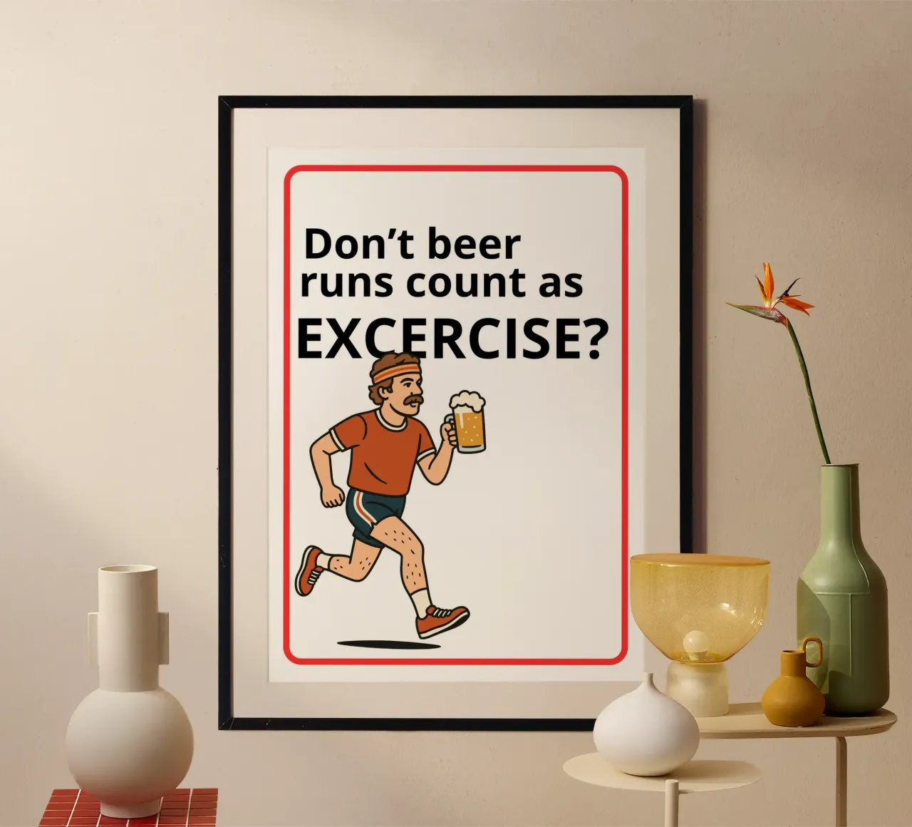Don't beer runs count as excercise? hahnemühle van ramosashop