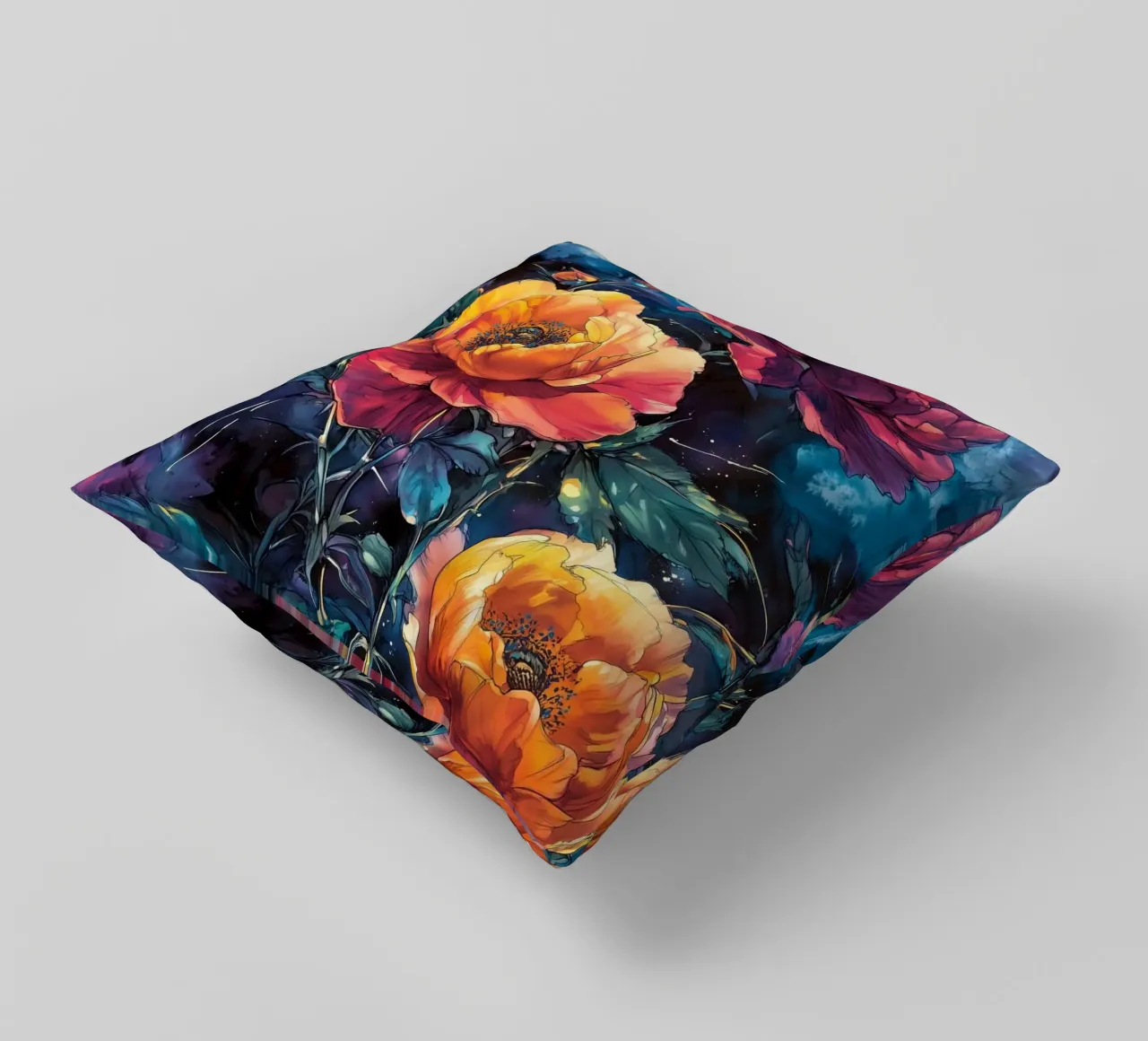 Peonie cuscino da Lionmixart