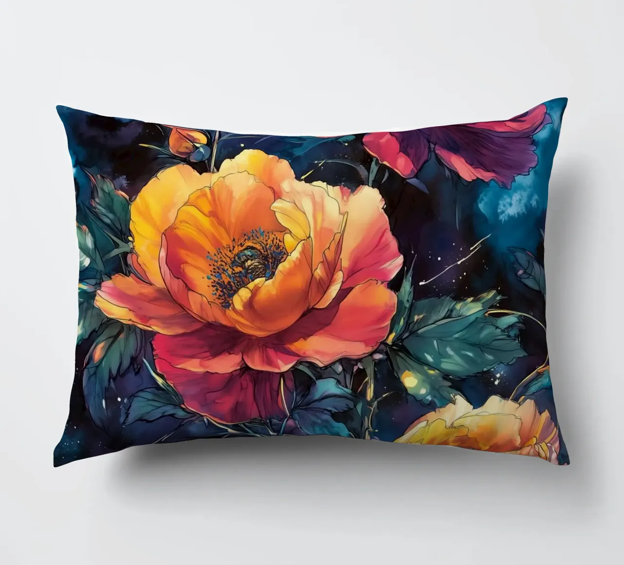 Peonie cuscino da Lionmixart