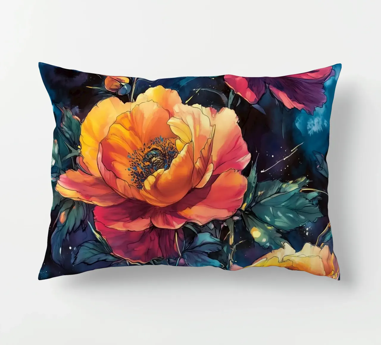 Peonie cuscino da Lionmixart