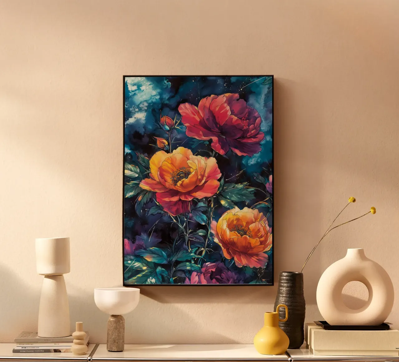 Peonies plexiglass da Lionmixart