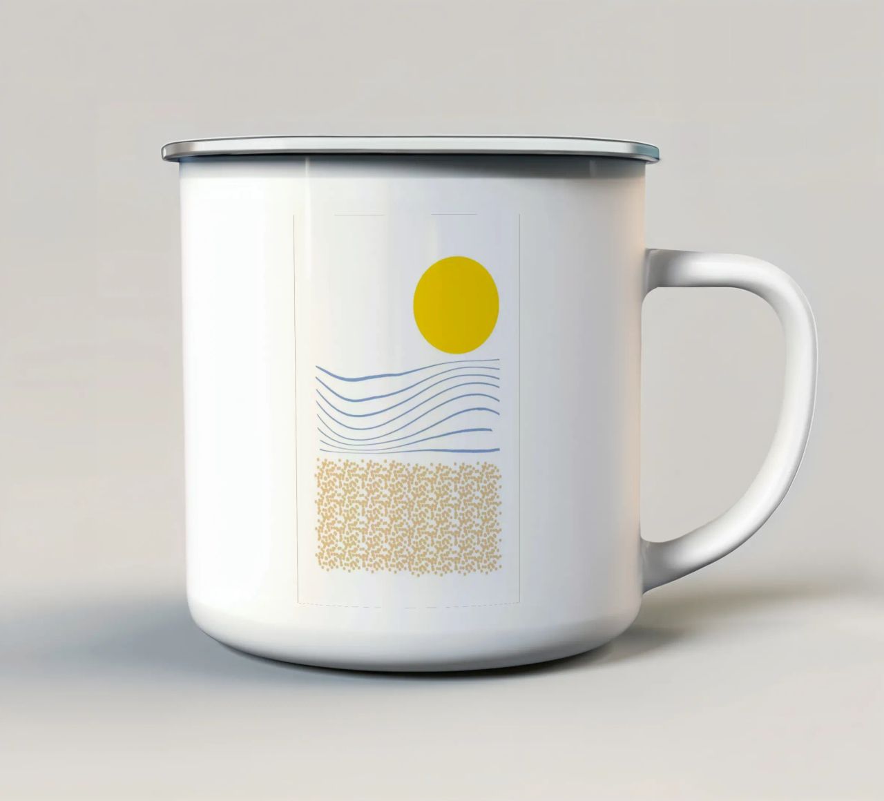 Tag am Meer tazza in smalto da maramirage