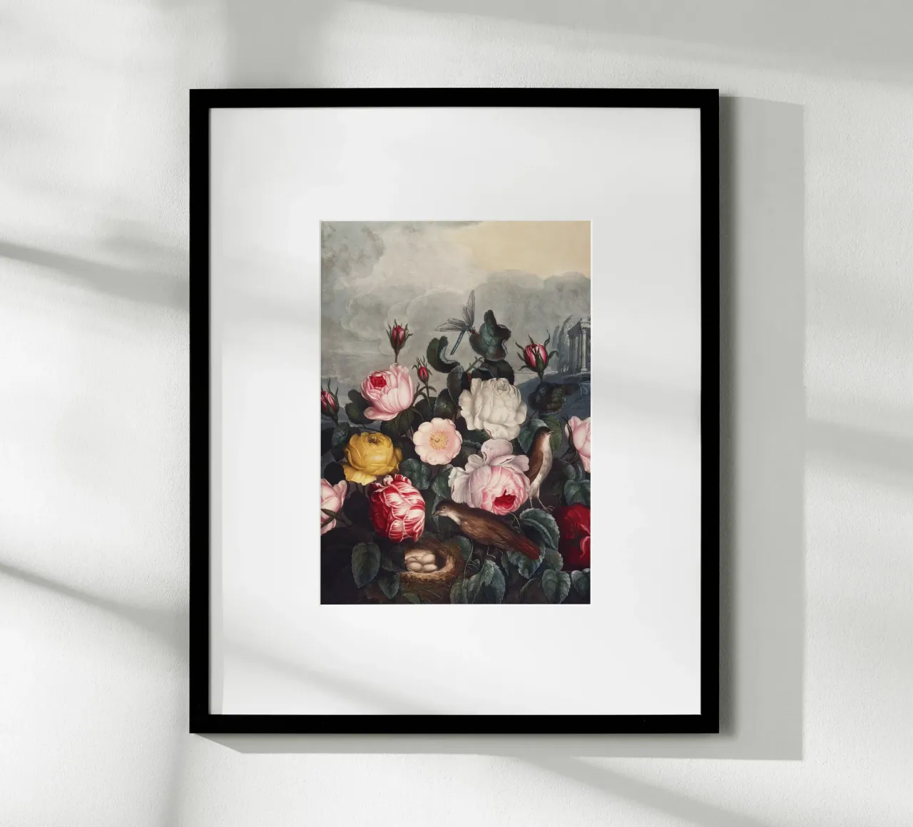 Vintage Thornton 5 Roses poster van Vintage Print Collection
