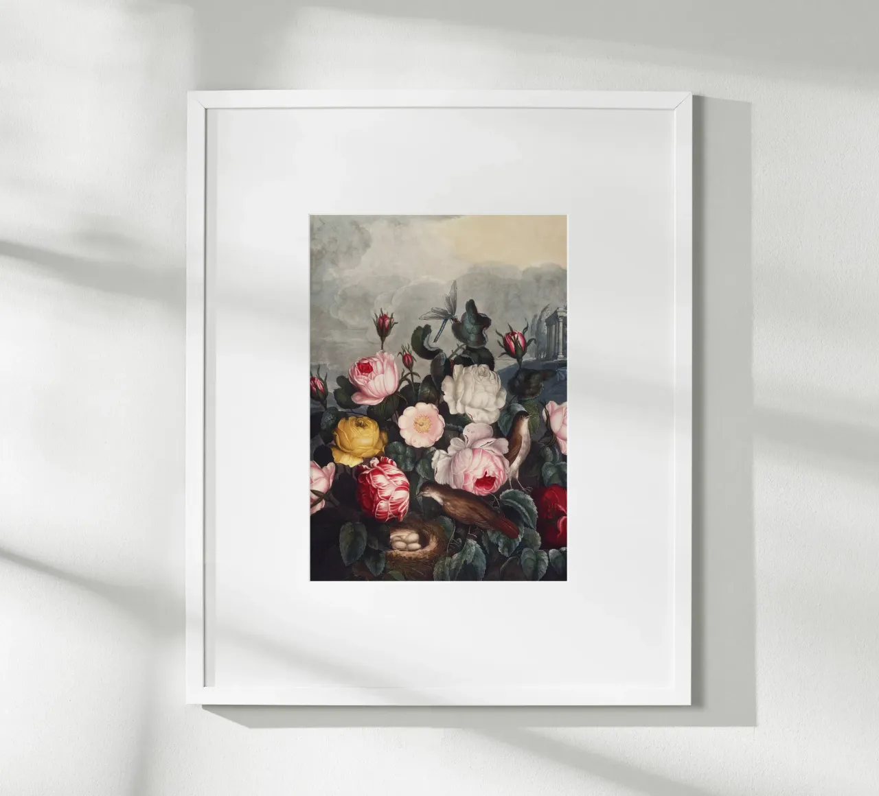 Vintage Thornton 5 Roses poster van Vintage Print Collection