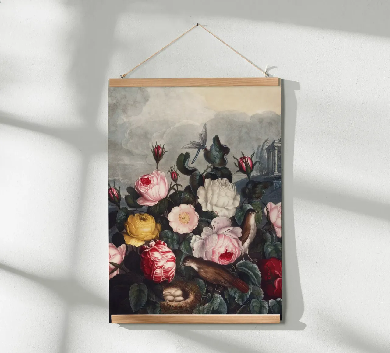 Vintage Thornton 5 Roses poster van Vintage Print Collection