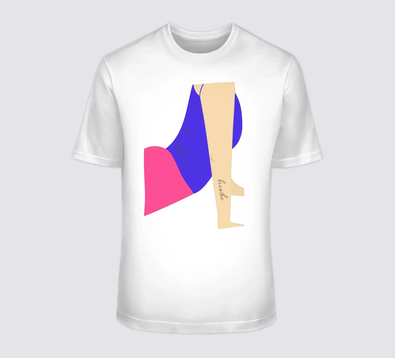 breathe. t-shirt da FRICKE DESIGN