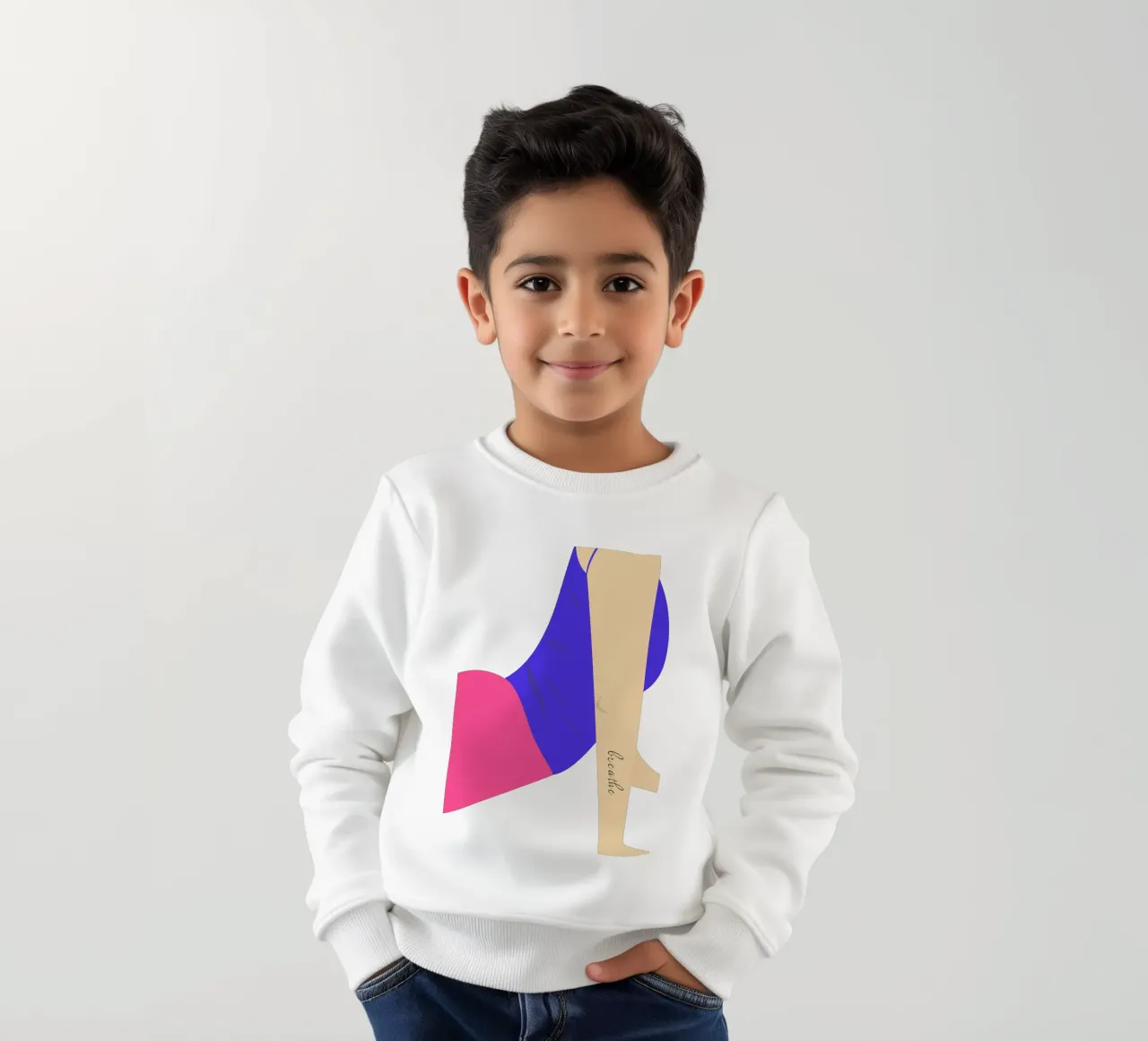 breathe. felpa bambino da FRICKE DESIGN