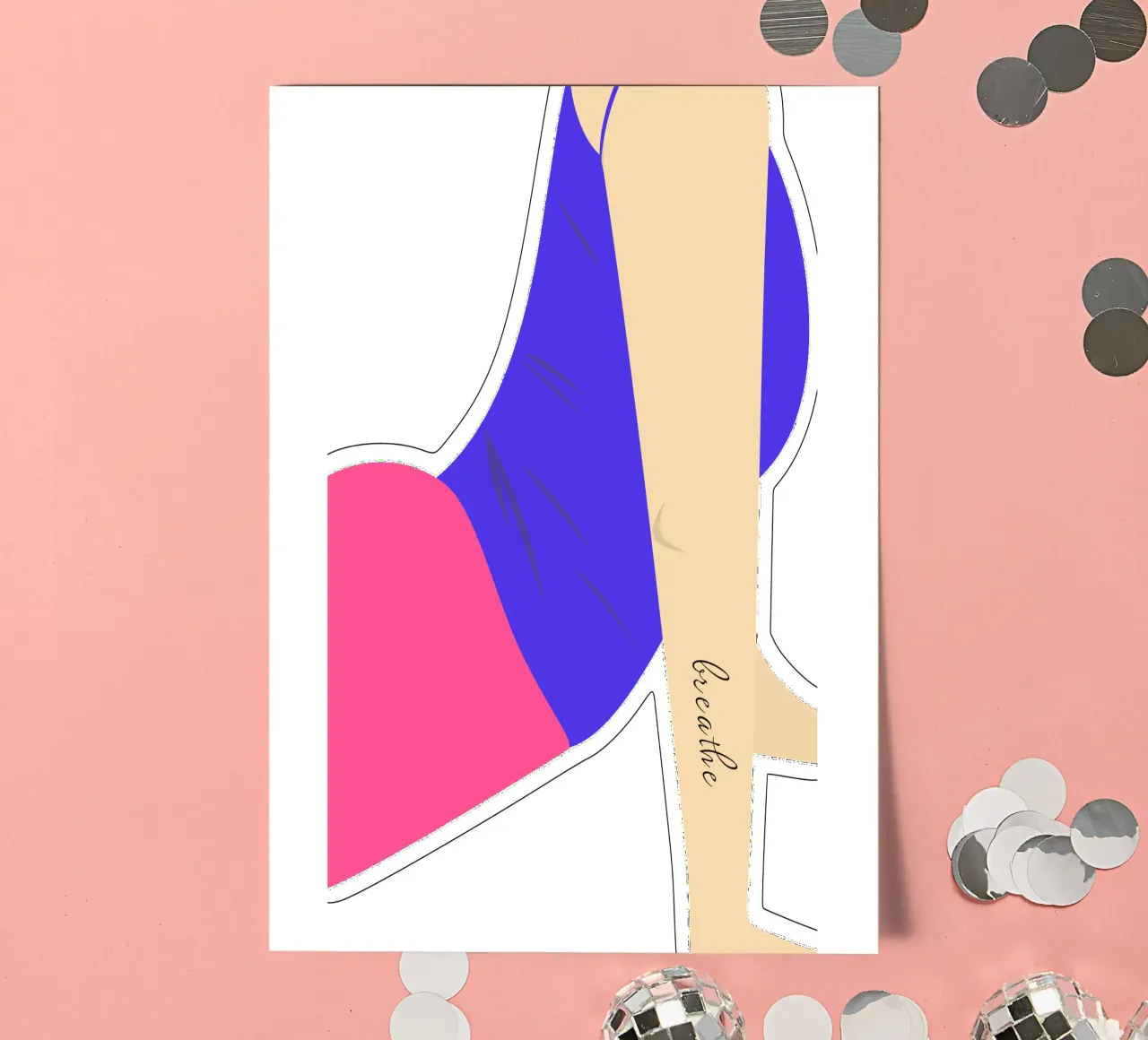 breathe. sticker sheet by FRICKE DESIGN